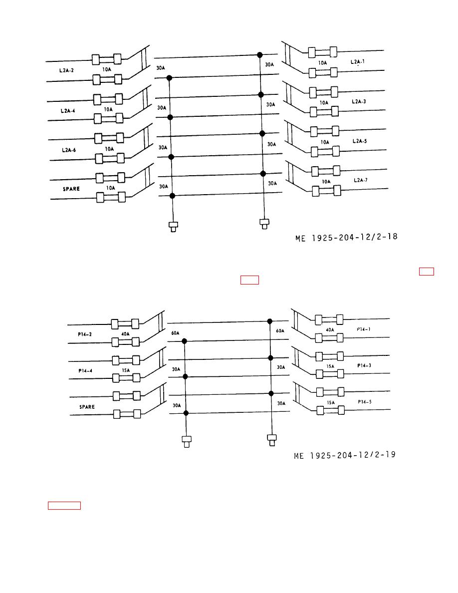Figure 2-18. Pilothouse lighting control panel wiring diagram.  Light Control Panel Wiring Diagram    Integrated Publishing